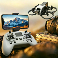 QY S6 Simulatie FPV Race Drohne met 2 in 1 Simulator Controller WiFi FPV Hoogtehold Modus Racer Training Beginner 2.4G R