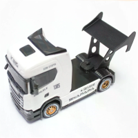 QY3D 3D printmagnetische staartvleugel voor 1/64 Scania officiële gelicentieerde RC trekkerauto voertuigen modellen rese