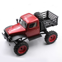 QY3D simulatie achteremmer ontsnappingsplank vrachtwagenbed upgrade onderdelen voor FMS FCX24 Power Wagon 1/24 RC auto's