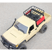QY3D Verbeterd Reservewielrek Achter Truckbed Skateboard Onderdelen voor TOYOTA Land Cruiser LC79 MNRC MN82 1/12 RC Auto