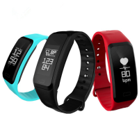 R1 Blood Pressure Heart Rate Sport Bluetooth Smart Wristband Bracelet For Iphone X 8 Oneplus 5