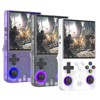 R36 Ultra 64GB 4 inch IPS Scherm Handheld Game Console Built in 15000+Games RK3326 Chip Dual 3D RGB Joysticks Retro Gami