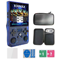 R36Max 128G Open Source Handheld Game Console 4,0 inch Scherm Ingebouwde 21000+ Spellen 4000mAh Draagbare Dual Hall Joys