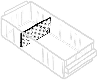 Raaco 150 01 Scheidingswand voor lademagazijn (b x h) 64 mm x 31 mm Inhoud 48 stuk(s)
