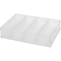 Raaco Inzetstuk voor assortimentskoffer (l x b x h) 220 x 160 x 47 mm Aantal vakken: 4 Inhoud 1 stuk(s)
