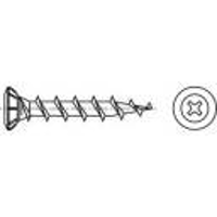 159672 Raam schroeven 4 mm 20 mm Kruiskop Phillips Staal Gehard zilver 1000 stuks