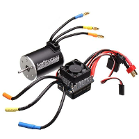 Racerstar 3650 Sensorless Brushless Waterproof Motor 60A ESC voor 1/10 RC Off Road Truck Truggy Auto's