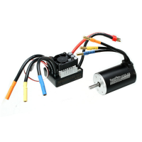Racerstar 3660 Borstelloze Waterdichte Sensorloze Motor 80A ESC Voor 1/8 1/10 Korte Rally Auto
