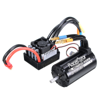 Racerstar 4068 Borstelloze Waterdichte Sensorloze Motor 2050KV 120A ESC Voor 1/8 Auto RC Auto Onderdelen