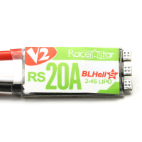 Racerstar Rs20a V2 New 20a Blheli_S Opto 2 4s Esc Support Oneshot42 Multishot 16.5 Dshot600 For Rc Drone