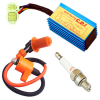 Racing Ignition Coil Spark Plug Cdi 50 150cc Scooter Atv 4 Stroke