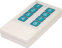 Radiografische zender 8 kanaals Frequentie 433 MHz 12 V H Tronic 618152 Bereik max. (In het vrije veld) 30 m