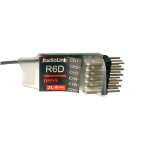 Radiolink 2.4G 6ch Dsss R6d Ppm Pwm Dual Mode Output Receiver For At9 At10