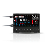 RadioLink R16F 2.4GHz 16CH ontvanger ondersteunt SBUS CRSF PWM voor T16D/T12D/T8FB/T8S/RC8X/RC6GS V3/RC4GS V3 zenders