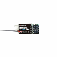Radiolink R4FGM 2.4GHz 4CH FHSS PWM Mini ontvanger met Gyro voor RC vliegtuig Auto Boot RC4GS RC6GS T8S T8FB RC8X zender