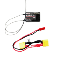 RadioLink R7FG 2.4GHz 7 kanaals Dual Antenne SBUS/PPM/PWM RC Ontvanger met Geïntegreerde Gyro voor Radiolinks RC4GS/RC6G