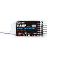 RadioLink R8EF 2.4GHz 8CH Lange Afstand PWM PPM SBUS RC Ontvanger voor T8FB T8S RC Zender RC Vliegtuig Auto Boot