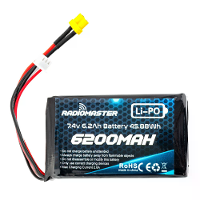 RadioMaster 7.4V 6200mAh 2S Lipo batterij XT30 plug voor Boxer TX16S radiozender