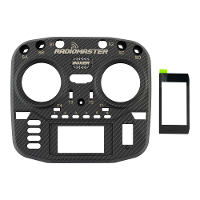 RadioMaster Boxer Afstandsbediening Carbon Fiber Faceplate Set Vervangend Onderdeel