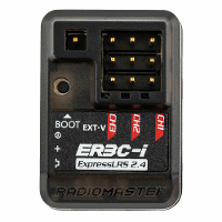 Radiomaster ER3C i 2.4GHz ExpressLRS ELRS PWM ontvanger met ingebouwde antenne voor MT12 Radiotransmitter