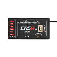 Radiomaster ER5A V2 2.4GHz 5CH ELRS PWM ontvanger voor MT12 Pocket Boxer TX16S Zorro ELRS radiozender