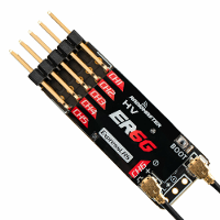 Radiomaster ER6 G/ER6 GV 2.4 GHz 6 kanaals ExpressLRS ELRS RX 50mW PWM ontvanger ondersteunt spanningstelemetrie voor FP
