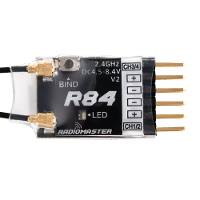 Radiomaster R84 V2 4CH Compatibele PWM ontvanger voor Frsky D8 D16 SFHSS Radiomaster TX12 T16S zender