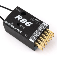 Radiomaster R86 V2 6CH Compatibele PWM RC ontvanger voor Frsky D8 D16 SFHSS Radiomaster TX12 T16S zender