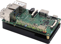 Koellichaam RockPi_Heatsink Geschikt voor: Rock Pi Zwart