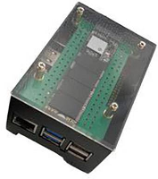 Radxa RockPi_GH_ecoPI_SW SBC behuizing Geschikt voor serie: Rock Pi Zwart
