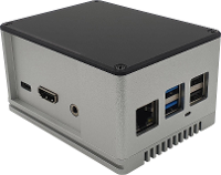 Radxa RockPi_GH_PROHP_SV SBC behuizing Geschikt voor serie: Rock Pi Zilver