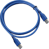 Radxa RockPi_USB3.0_TypeA A Data  en stroomkabel [1x USB 3.2 Gen 1 stekker A (USB 3.0)   1X USB 3.2 Gen 1 stekker A (USB 3.0)] 1.50 M Blauw