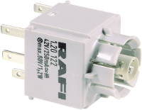 RAFI 1.20123.001 Contactelement Met fitting 1x NC, 1x NO Moment 250 V 1 stuk(s)