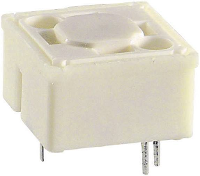 RAFI 3.14100.032 Druktoets 42 V DC/AC 0.1 A 1x uit/(aan) Moment Groen 1 stuk(s)