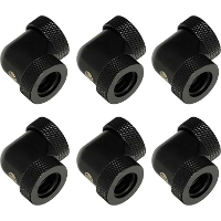 RAIJINTEK Pelias Black   D140906 verbinding 6 stuks