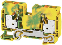 Randaardeklem WeidmÃ¼ller A2C 10 PE 2490440000 Groen geel 25 stuks