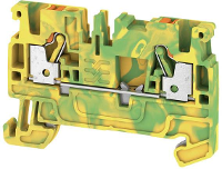 Weidmüller 1521680000 Aardingsklem 5.1 Mm Spanveer Groen, Geel 50 stuk(s)