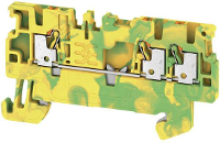 Weidmüller 1552670000 Aardklem 3.50 Mm Spanveer Geel, Groen 50 stuk(s)