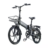 [EU DIRECT] RANDRIT YA20 2025 Versie 48V 12.8AH 350W 20*1.95 Inch Elektrische Fiets 40KM Actieradius Max. Lading 120KG E