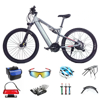[EU DIRECT] RANDRIT YG90A Grijs 48V 17AH 1000W 27.5*2.4 Inch Elektrische Fiets 120KM BereikMax Belasting 120KG