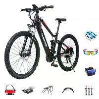 [EU DIRECT] RANDRIT YS90B 48V 13.6AH 1000W 27.5*2.4 Inch 90KM Bereik Maximale Belasting 150KG