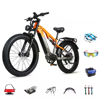 [EU DIRECT] RANDRIT YX80 48V 16Ah 1500W 26*4.0 Inch Elektrische Fiets 50 70KM Bereik Max Belasting 150KG