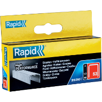 Rapid Nr. 53 Dundraadnieten 12mm 2500 stuks