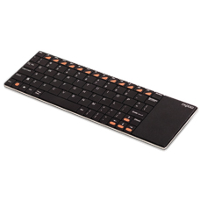 Rapoo 2.4Ghz Ultra Slim Keyboard + Touchpad   Black