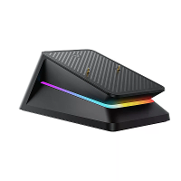 RAPOO P5 Draadloze Gaming Muis Magnetische Contact Oplader RGB Oplaadbasis met Uitgebreide USB poort voor RAPOO MT760/VT