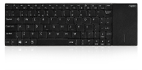 Rapoo E2710 Wireless Multimedia Touchpad Keyboard zwart
