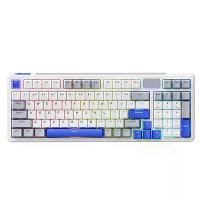 RAPOO V700 DIY 98 Aangepaste Mechanische Toetsenbord Draadloos Drie Modus Hot swappable Gasket Structuur RGB Kailh Speed