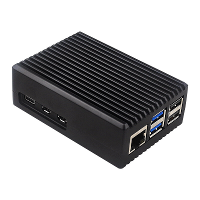 Raspberry Pi 5 Passieve koelbehuizing Aluminiumlegering Dissipatie Gestreepte Shell Box