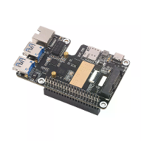 Raspberry Pi 5 PCIe uitbreidingsbord naar MiniPCIe 4G Gigabit Ethernet USB 3.2 Gen1 adapterbord