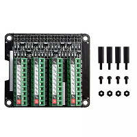 Raspberry Pi GPIO Status LED & Terminal Block Ultra Klein BreakoutBoard Module voor Raspberry Pi